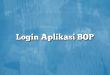 Login Aplikasi BOP