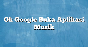 Ok Google Buka Aplikasi Musik