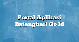 Portal Aplikasi Batanghari Go Id