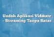 Unduh Aplikasi Vidmate – Streaming Tanpa Batas