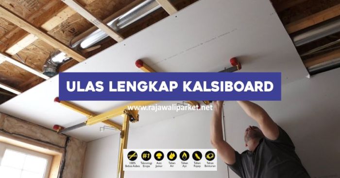 Aplikasi Dinding Kalsiboard
